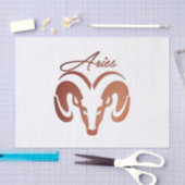 Bronze Aries de ringdierentuin Tissuepapier (Craft)