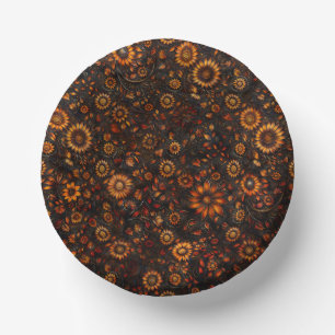 Bronze Autumn Vines Paper Bord