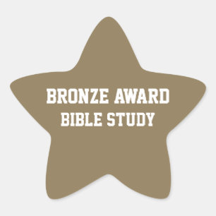 BRONZE Award Bijbelstudie Sticker
