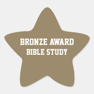 BRONZE Award Bijbelstudie Sticker