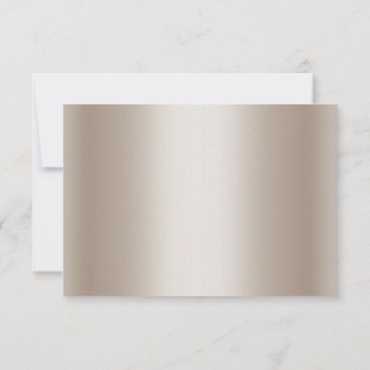 Bronze ballon Sparkle sparen de Datum Kaart aankon (Achterkant)