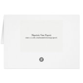 Bronze Beer en witte kaart (Achterkant Horizontaal)