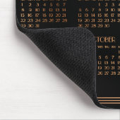 Bronze Black Art Deco Calendar 2016 Muismat (Hoek)