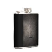 Bronze Black Metal I Monogram Flask Heupfles (Rechts)