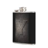 Bronze Black Metal Y Monogram Flask Heupfles (Links)