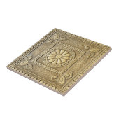 Bronze bord tegeltje (Zijkant)