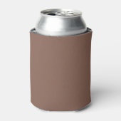 Bronze Bruin Effen Kleur Blikjeskoeler (Blikje Voorkant)