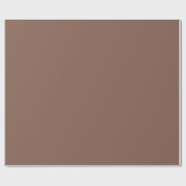 Bronze Bruin Effen Kleur Cadeaupapier (Vlak)