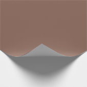 Bronze Bruin Effen Kleur Cadeaupapier (Hoek)