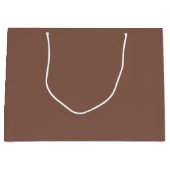 Bronze Bruin Effen Kleur Groot Cadeauzakje (Voorkant)