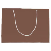Bronze Bruin Effen Kleur Groot Cadeauzakje (Achterkant)