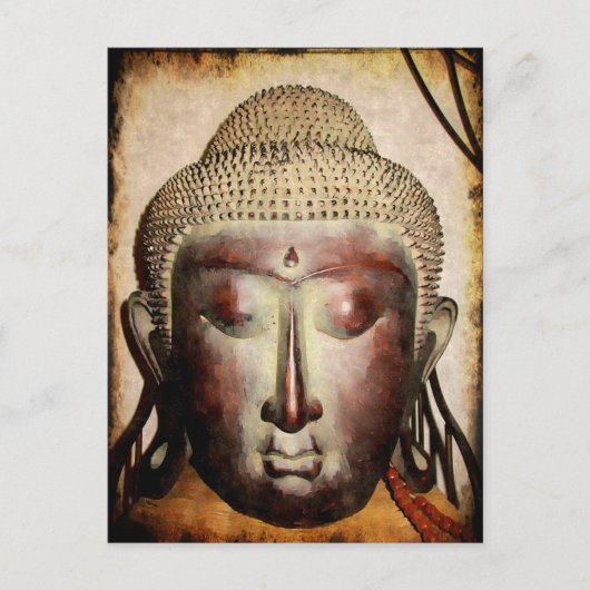 Bronze Buddha Briefkaart (Voorkant)