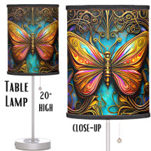 Bronze Butterflies op Aqua Blue