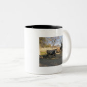 Bronze Cattle Trail Tweekleurige Koffiemok (Voorkant rechts)