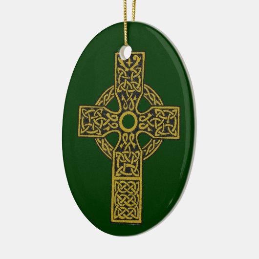 Bronze Celtic Cross Keramisch Ornament (Links)