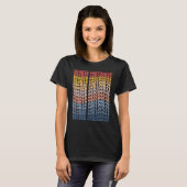 Bronze Corydoras Groovy Retro Vis T-shirt (Voorkant volledig)
