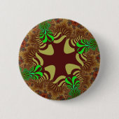 Bronze Cross Ronde Button 5,7 Cm (Voorkant)