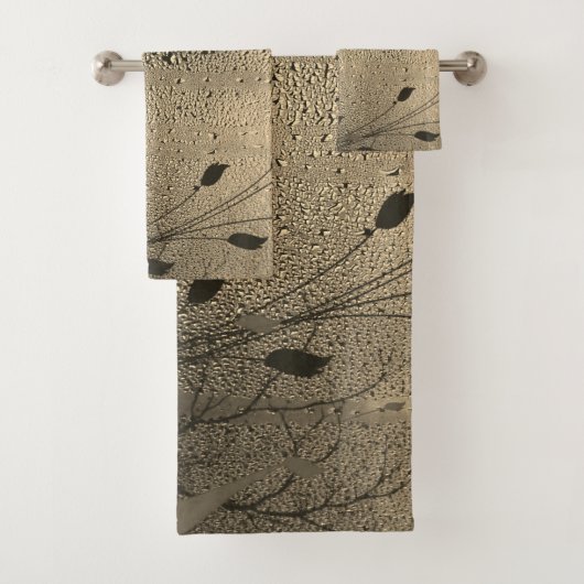 Bronze Dew-druppels Bad Handdoek (Insitu)