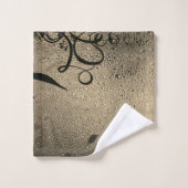 Bronze Dew-druppels Bad Handdoek (Wasdoekje)