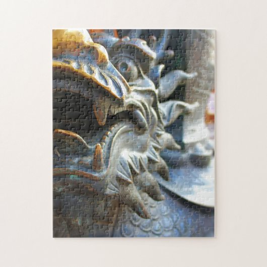 Bronze Dragon - Shanghai, China - 11x14 - 252 pcs Legpuzzel (Verticaal)