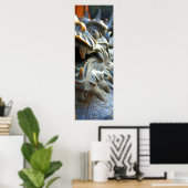 Bronze Dragon - Shanghai, China Poster 12x36 (Thuiskantoor)
