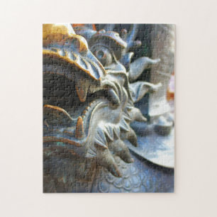 Bronze Dragon - Shanghai, China Puzzle Legpuzzel