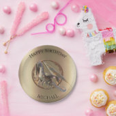 Bronze Dragon verjaardagsfeestje Papieren Bordje (Feest)