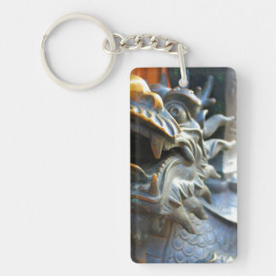 Bronze Dragon-Yu Market-Shanghai, China Sleutelhan Sleutelhanger