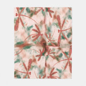 Bronze Dragonflies Fleece Deken (Voorkant)