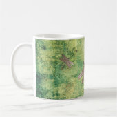 Bronze Dragonflies op aarddruk Koffiemok (Links)