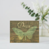 Bronze Dream Butterfly Briefkaart (Staand voorkant)