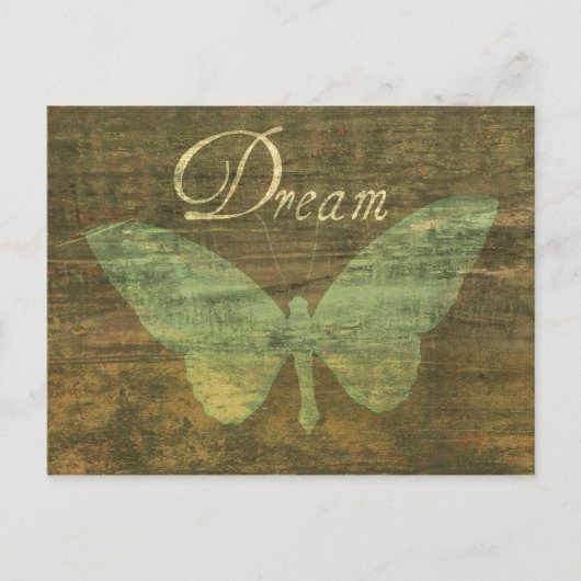 Bronze Dream Butterfly Briefkaart (Voorkant)