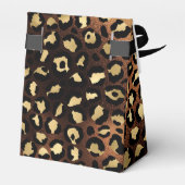 Bronze en Gold Leopard Bedankdoosjes (Achterkant)