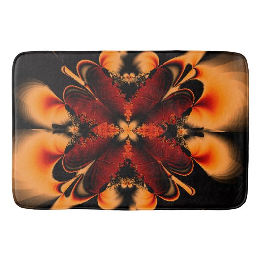 Bronze Feather Fractal Badmat (Voorkant)