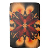 Bronze Feather Fractal Badmat (Voorkant Verticaal)