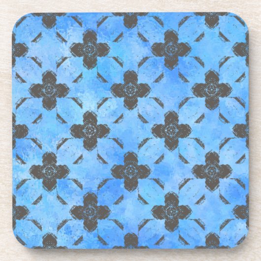 Bronze Flowers Plastic Onderzetter (Voorkant)