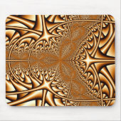 Bronze Fractal Mousepad Muismat (Voorkant)