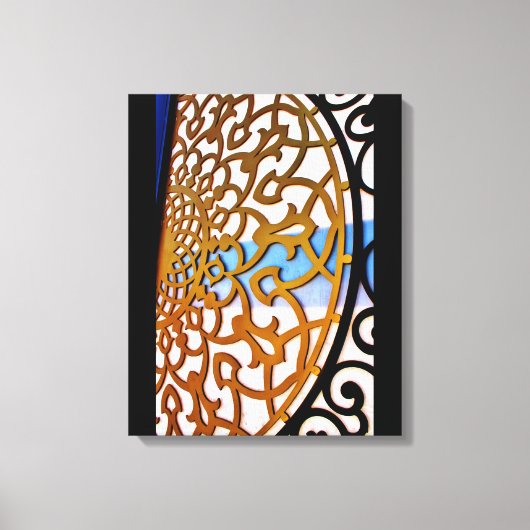 Bronze Gate Canvas Afdruk (Voorkant)