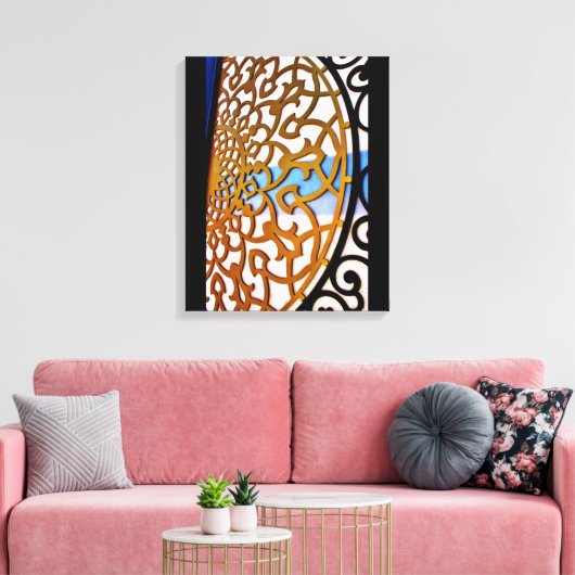 Bronze Gate Canvas Afdruk (Insitu (Woonkamer))