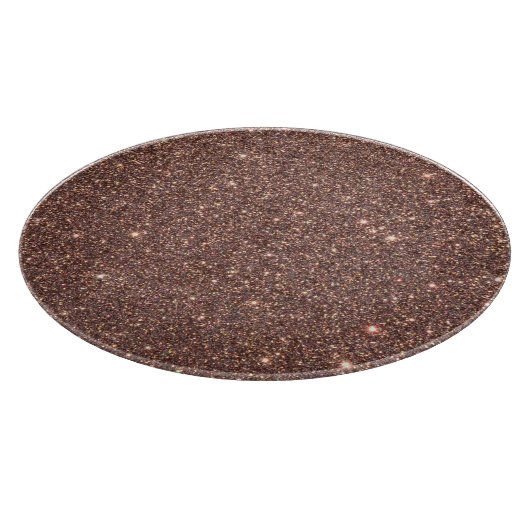 Bronze Glitter Sparkles Snijplank (Hoek)