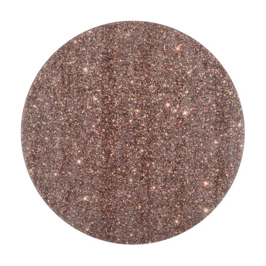 Bronze Glitter Sparkles Snijplank (Voorkant)