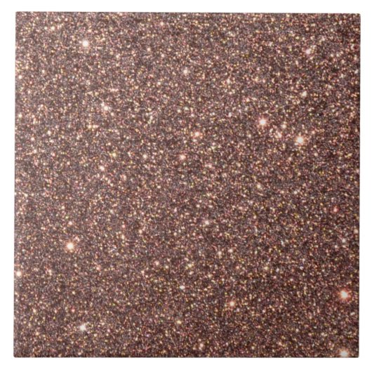 Bronze Glitter Sparkles Tegeltje (Voorkant)