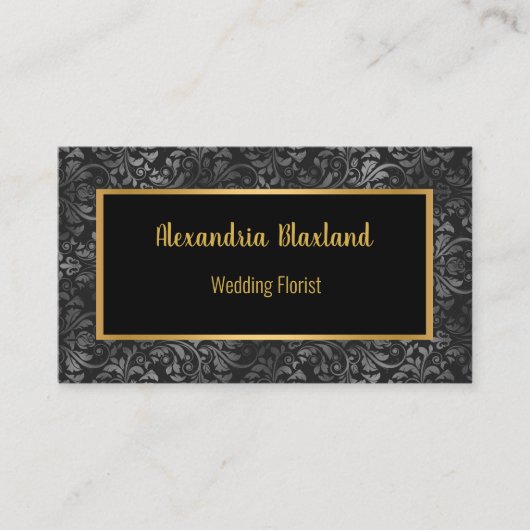 BRONZE GOLD BLACK  VISITEKAARTJE (Voorkant)