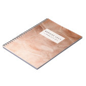 Bronze Gold Marble Personal Journal-laptop Notitieboek (Linkerzijde)
