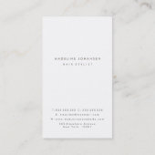 Bronze Gold White Stripes Hair Stylist Kaarten Visitekaartje (Achterkant)