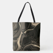 Bronze-golvingen op bruinbeige achtergrond tote bag (Voorkant)