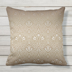 Bronze, goud, Art nouveau, art deco, , patent Buitenkussen