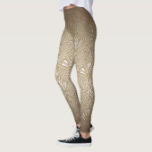 Bronze, goud, Art nouveau, art deco, , patent Leggings (Links)