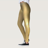 Bronze Gouden Pewter Glowing Chic Glam Gold Leggings (Links)