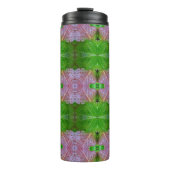 Bronze & Green Ikat 5 Thermosbeker (Voorkant)